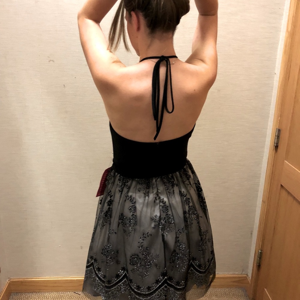 Black homecoming or cocktail dress